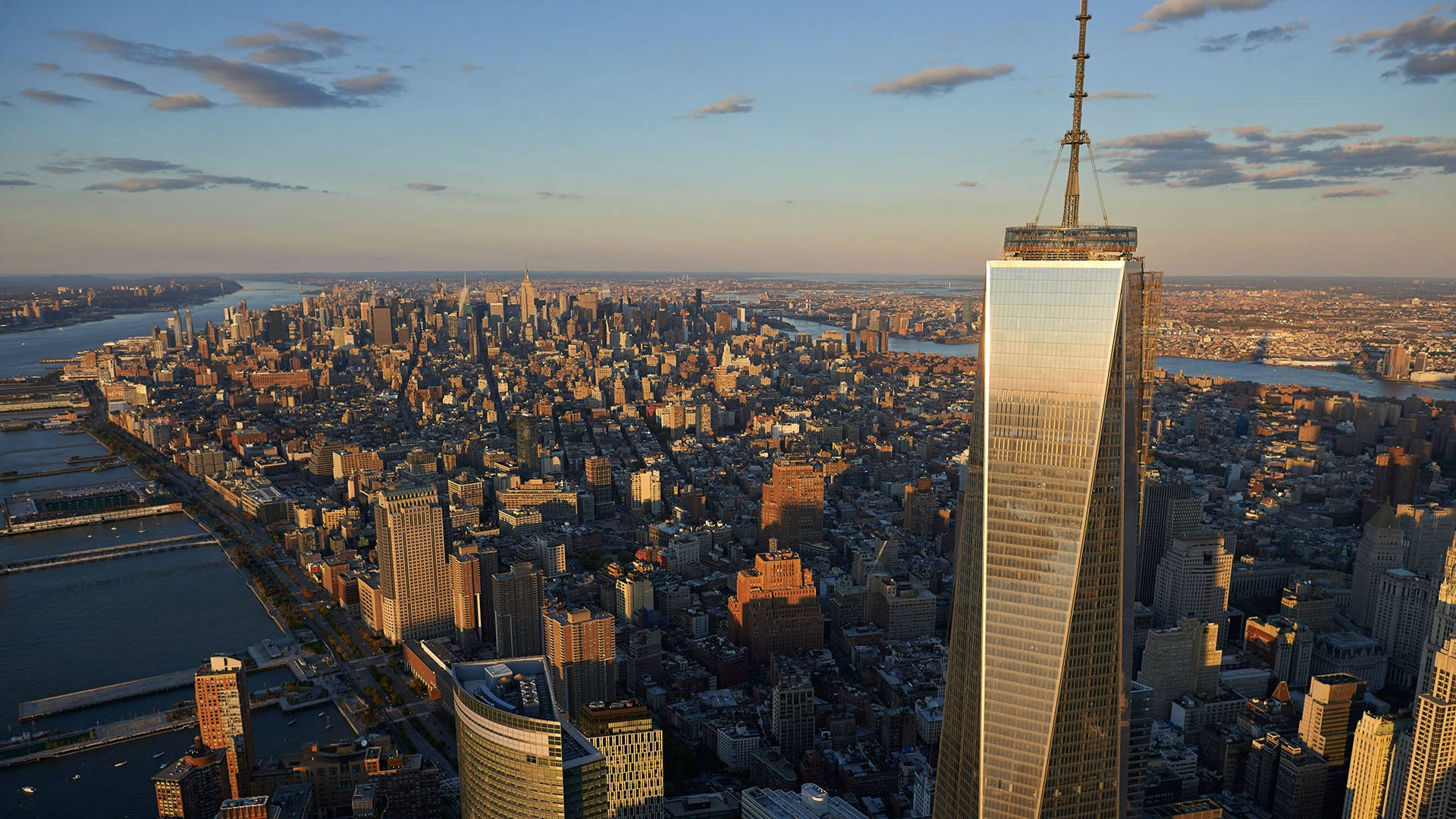 One World Trade Center Above Shadow Wallpaper