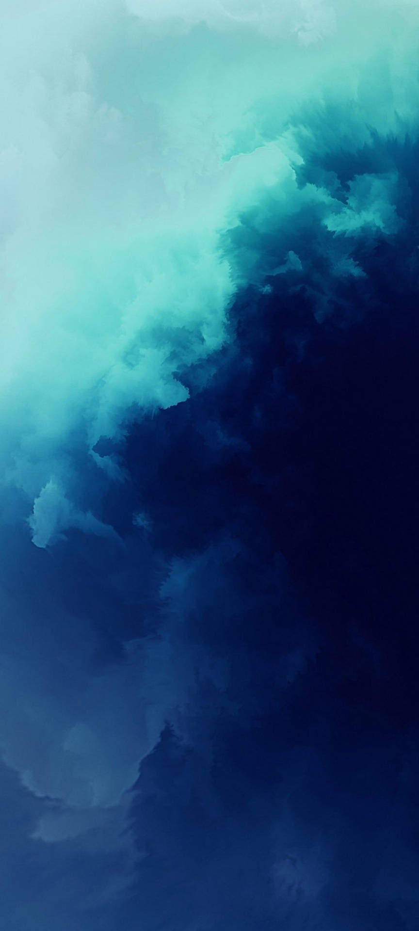 Oneplus 9 Pro Dark Blue Clouds Wallpaper