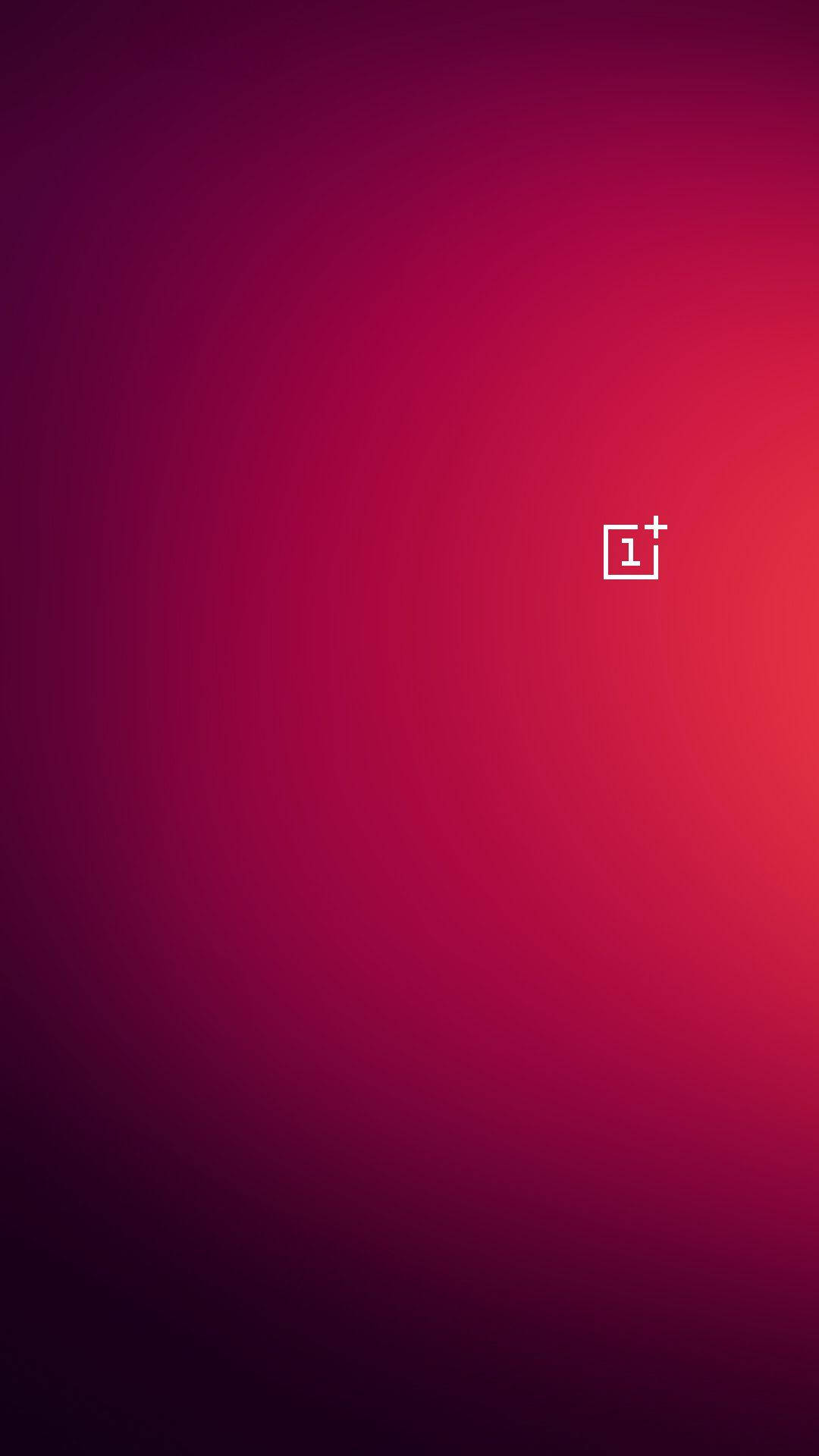 Download Oneplus Logo On Red Wallpaper 