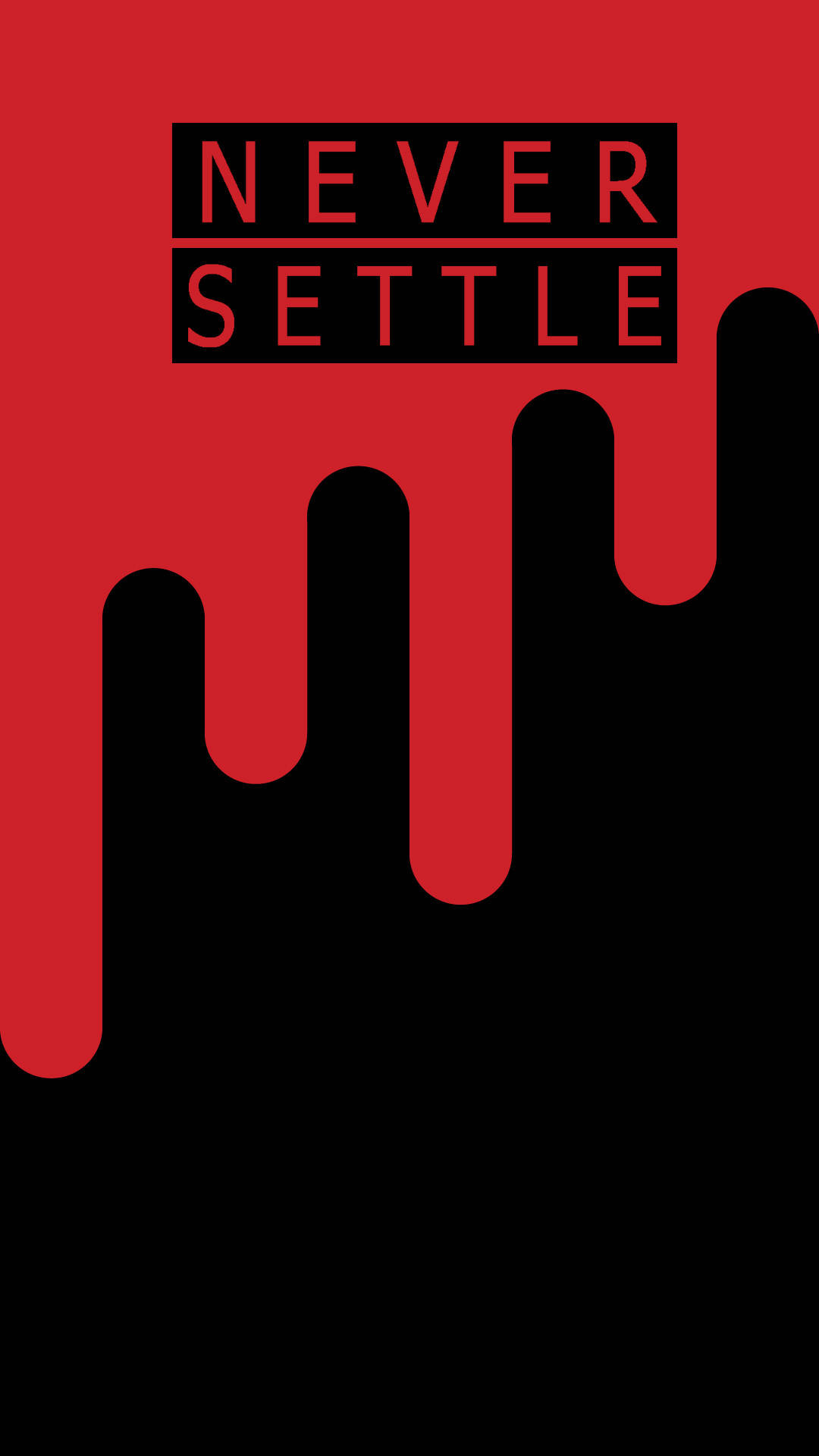 Download Oneplus Never Settle Dripping Wallpaper 