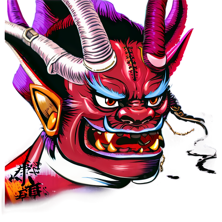 Oni Drinking Sake Png Dhs53 PNG