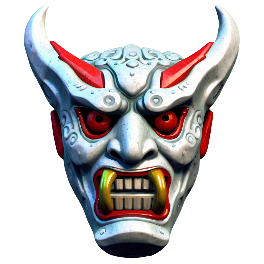 Oni Mask Detail Png Ovn PNG