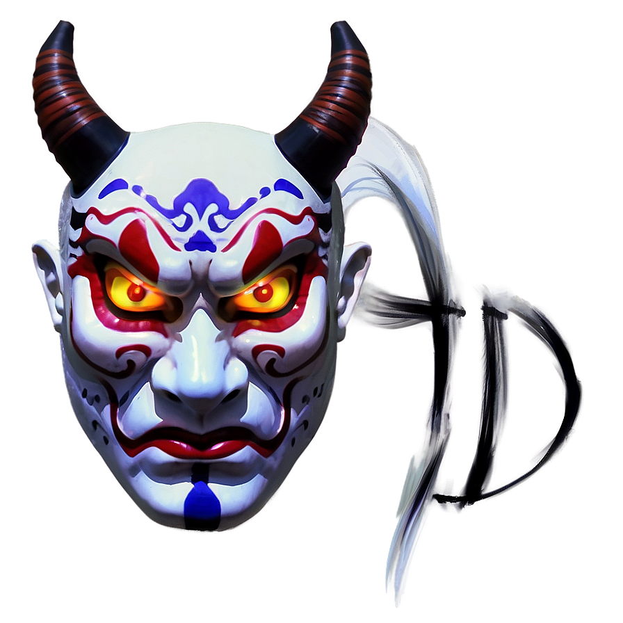 Oni With Kabuki Mask Png Wxx19 PNG