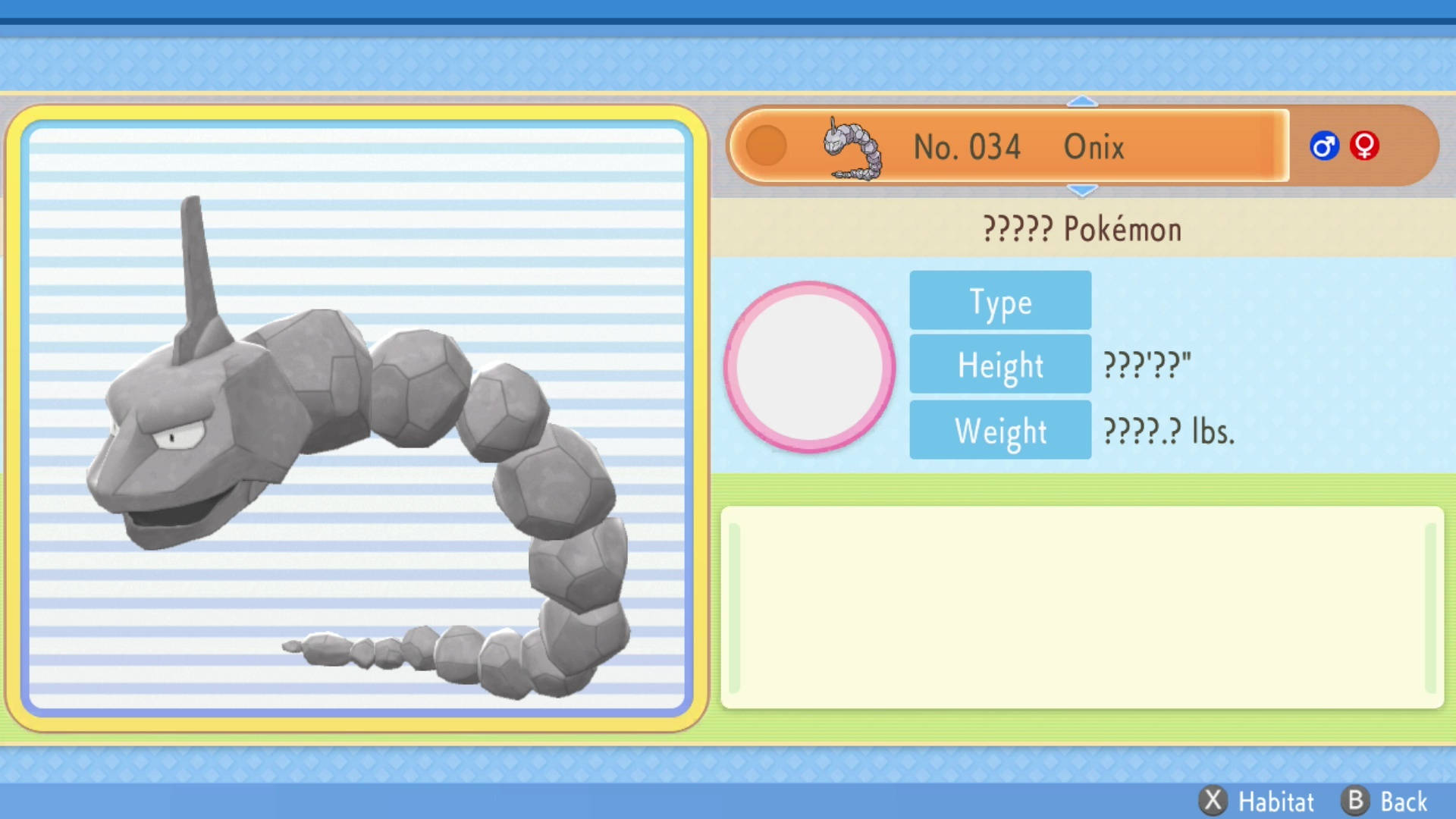 Onix Stats On Video Game Wallpaper
