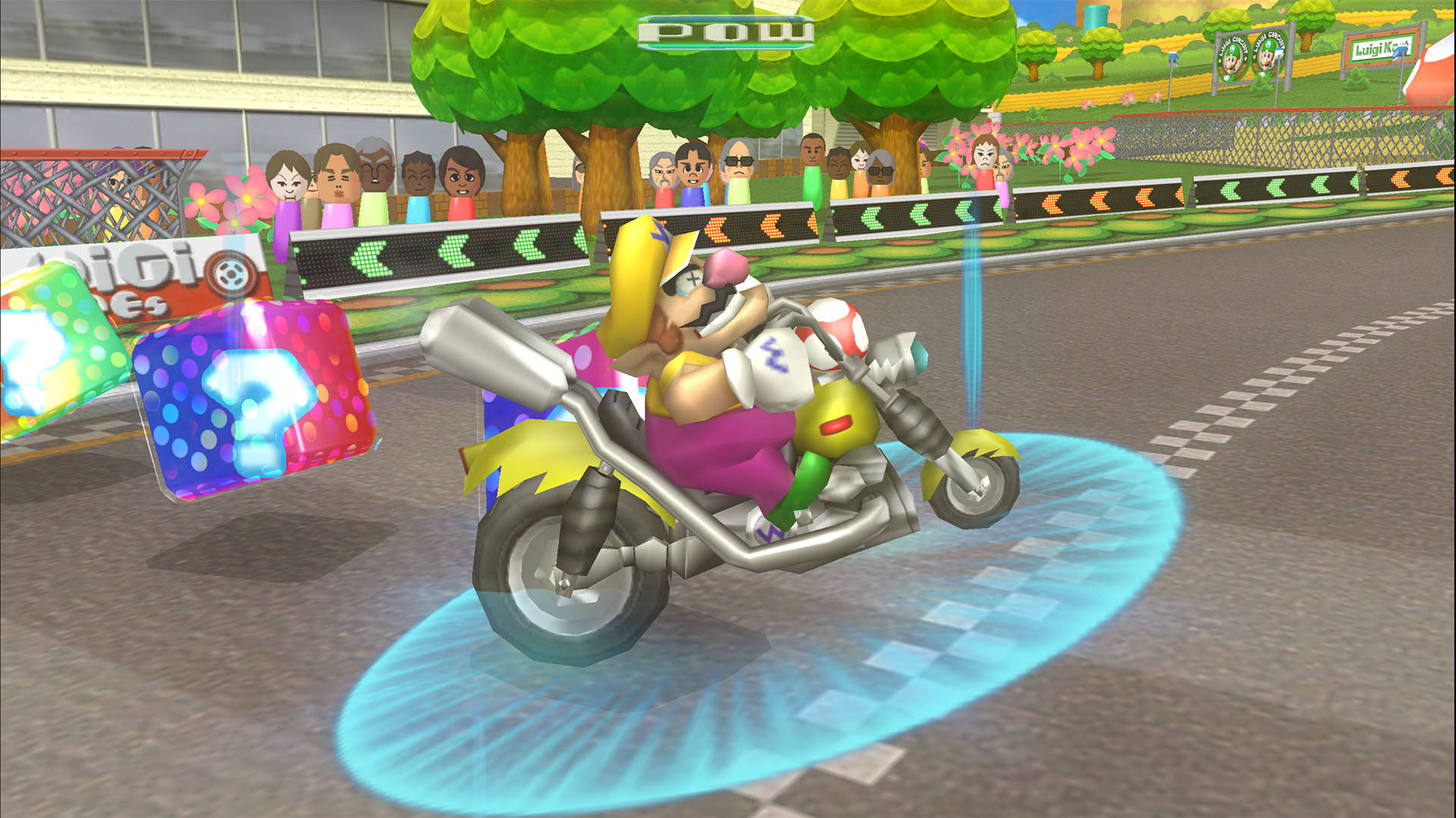 Online Game Mario Kart Wii Wario Bike Wallpaper