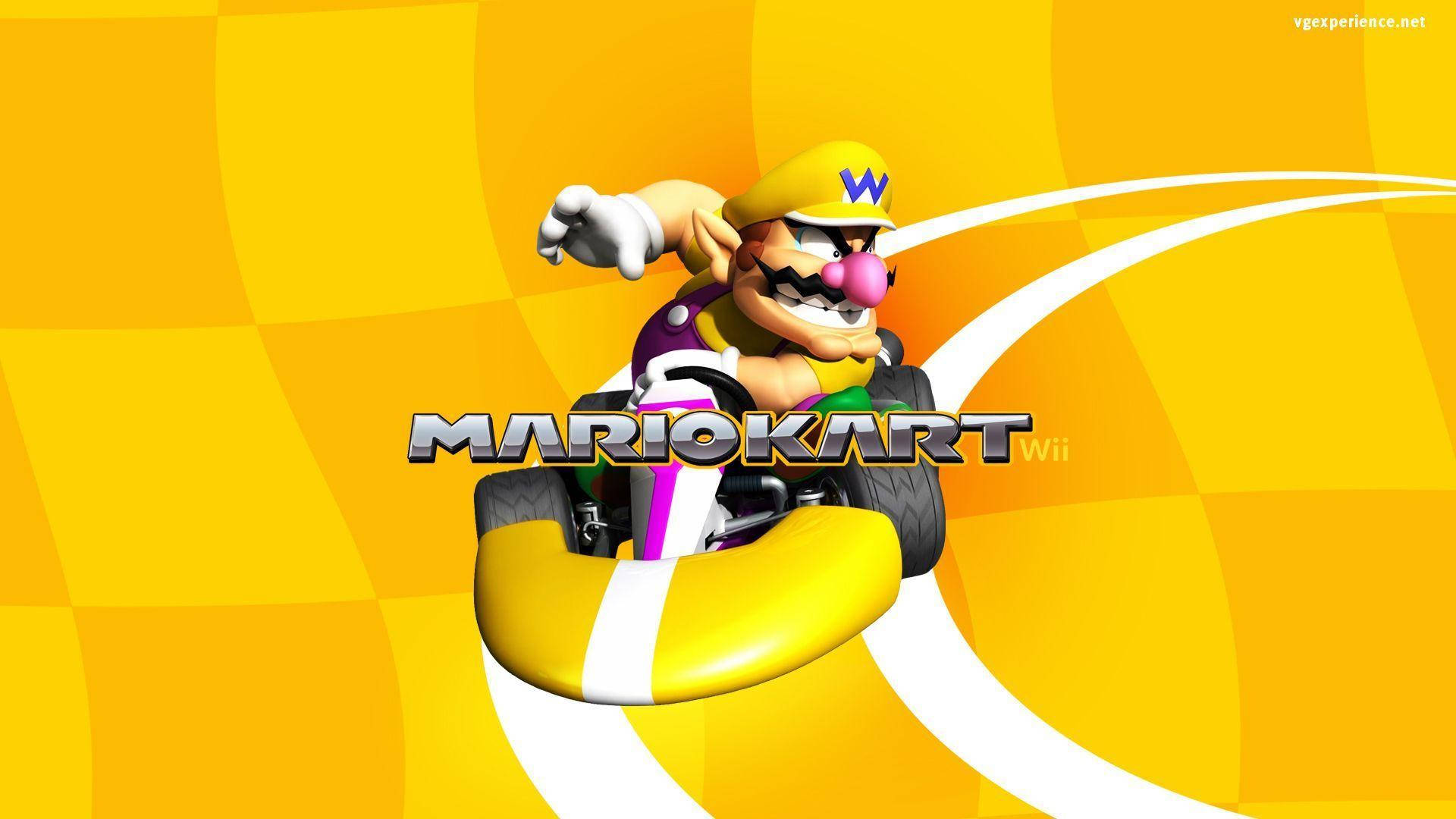 Online Game Mario Kart Wii Wario Standard Large Kart Wallpaper