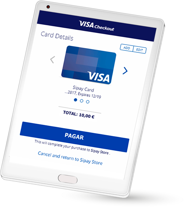Online Payment Tablet Display PNG