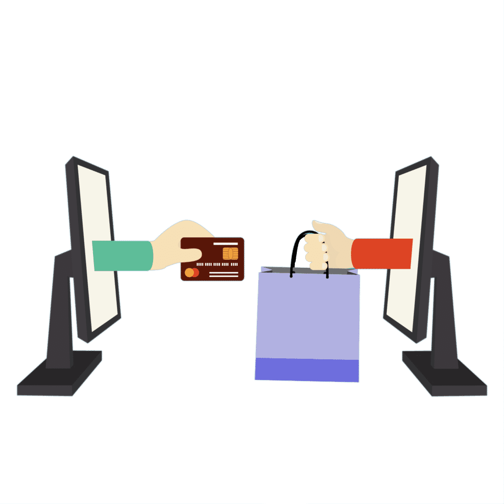 Online Payment Transaction Illustration PNG