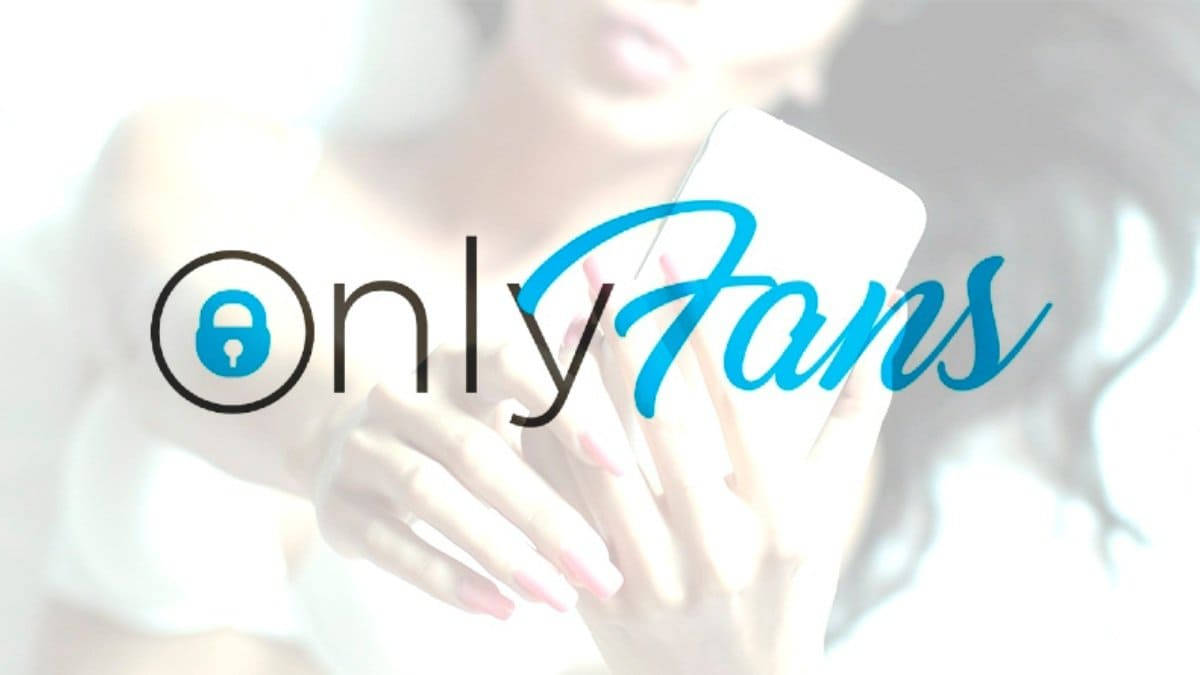 Onlyfans Logo With Model Wallpaper