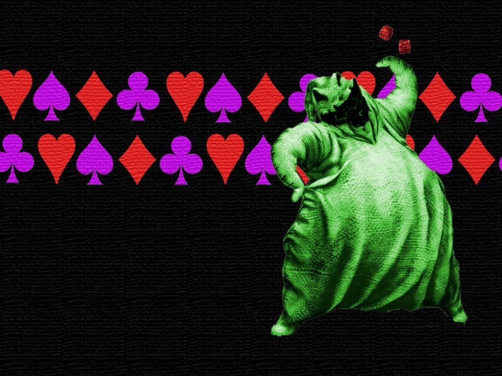 Oogie Boogie 4 Suits Of Card Wallpaper