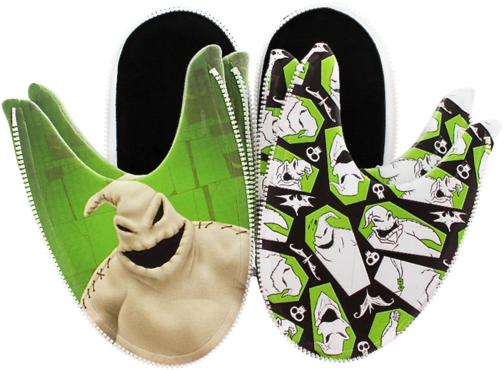 Oogie Boogie Collage Slippers PNG