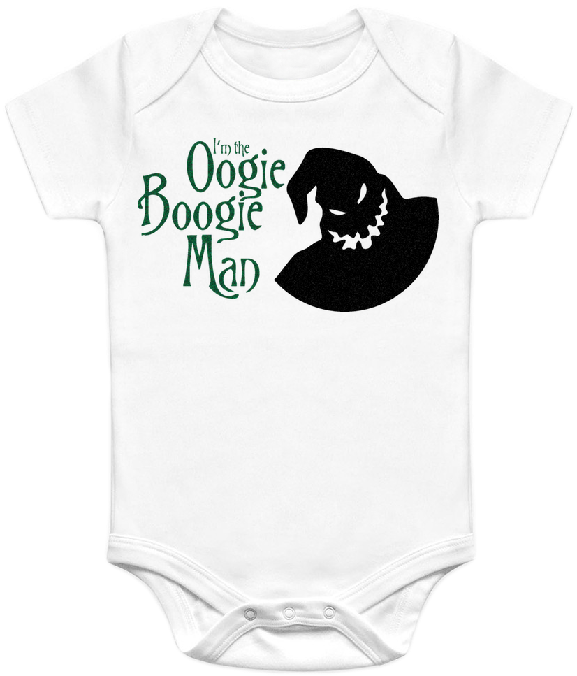Oogie Boogie Man Baby Onesie PNG