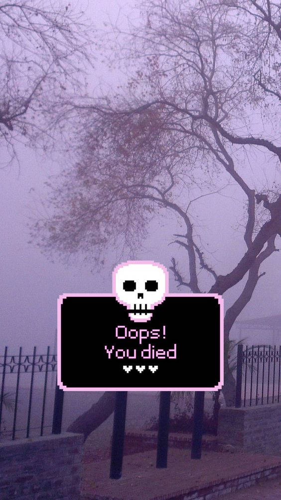 Oops You Died E-girl Aesthetic Wallpaper