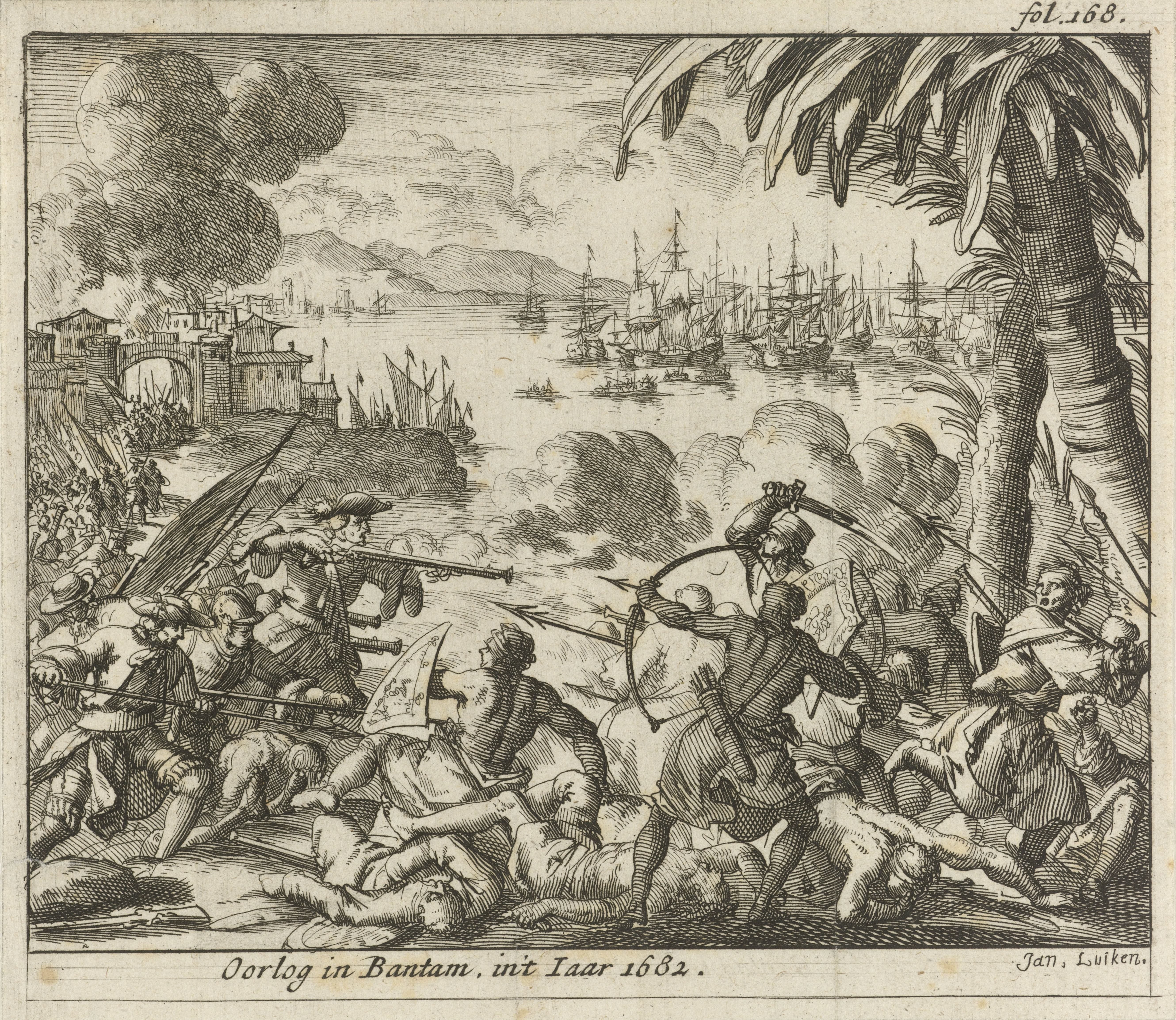 Oorlog te Bantam, 1682 Wallpaper