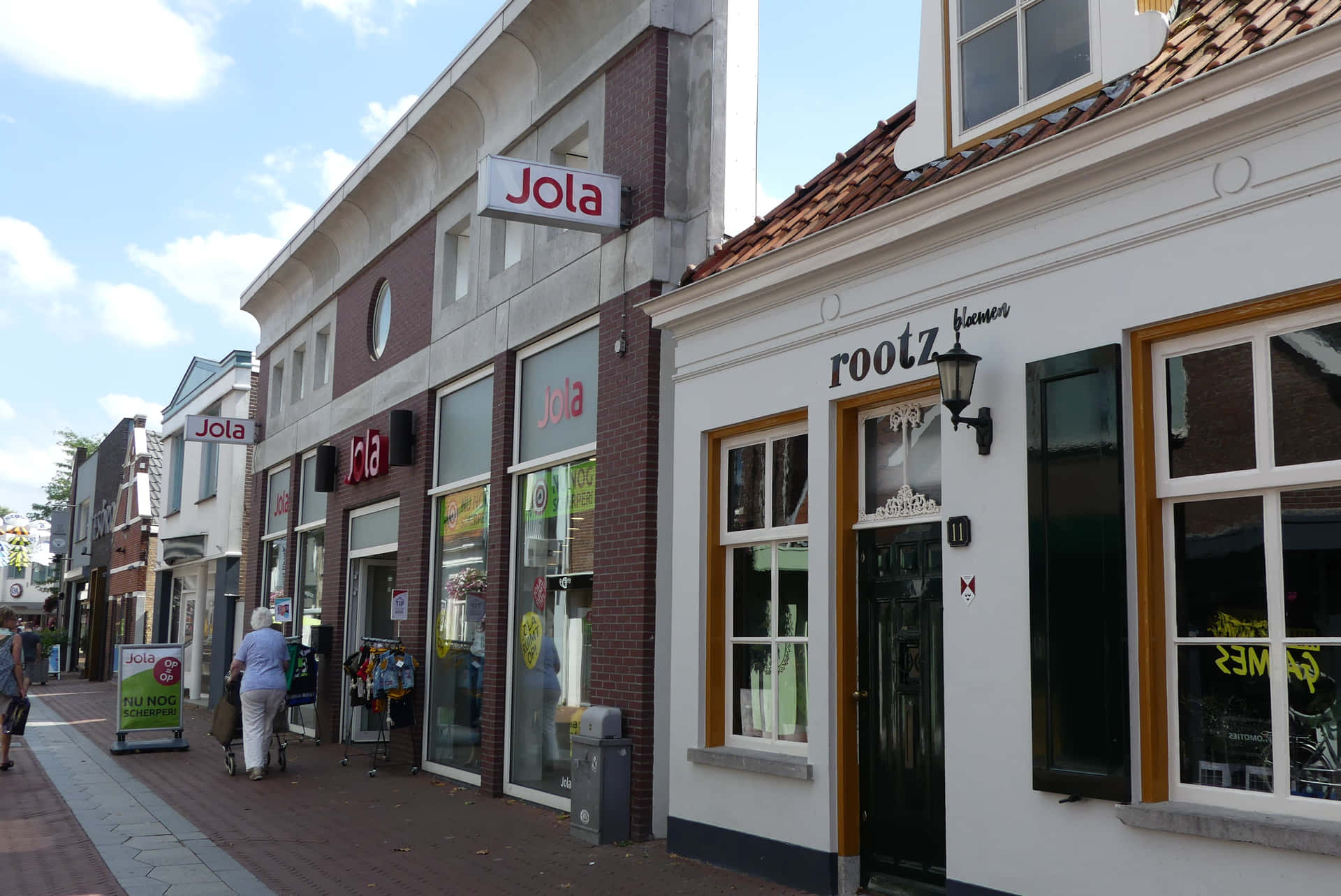 Oosterhout Shopping Street Jolaand Rootz Wallpaper