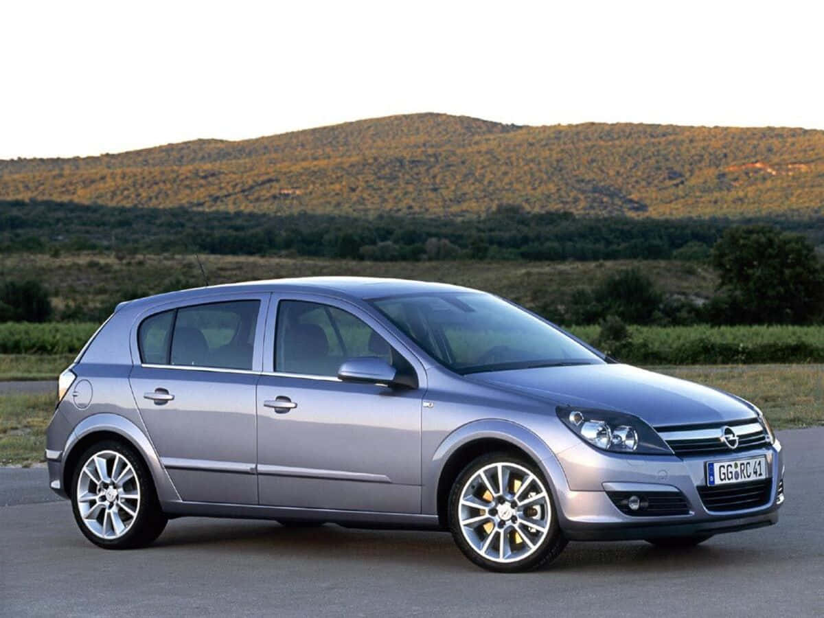 Stunning Opel Astra in motion Wallpaper