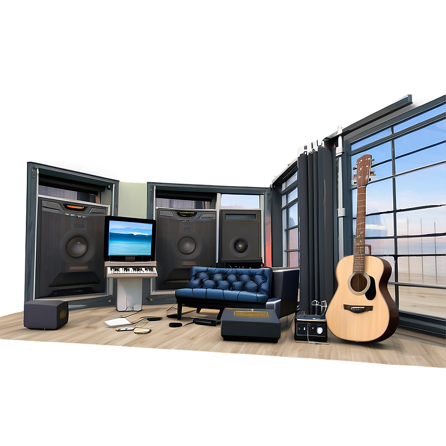 Open-air Recording Studio Concept Png Jpq22 PNG