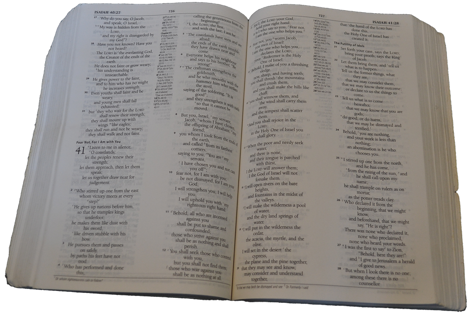 Open Bible Isaiah Chapter41 PNG