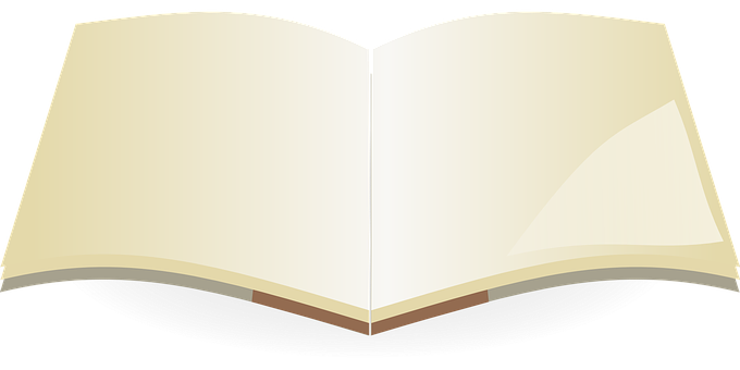 Download Open Blank Book Vector 