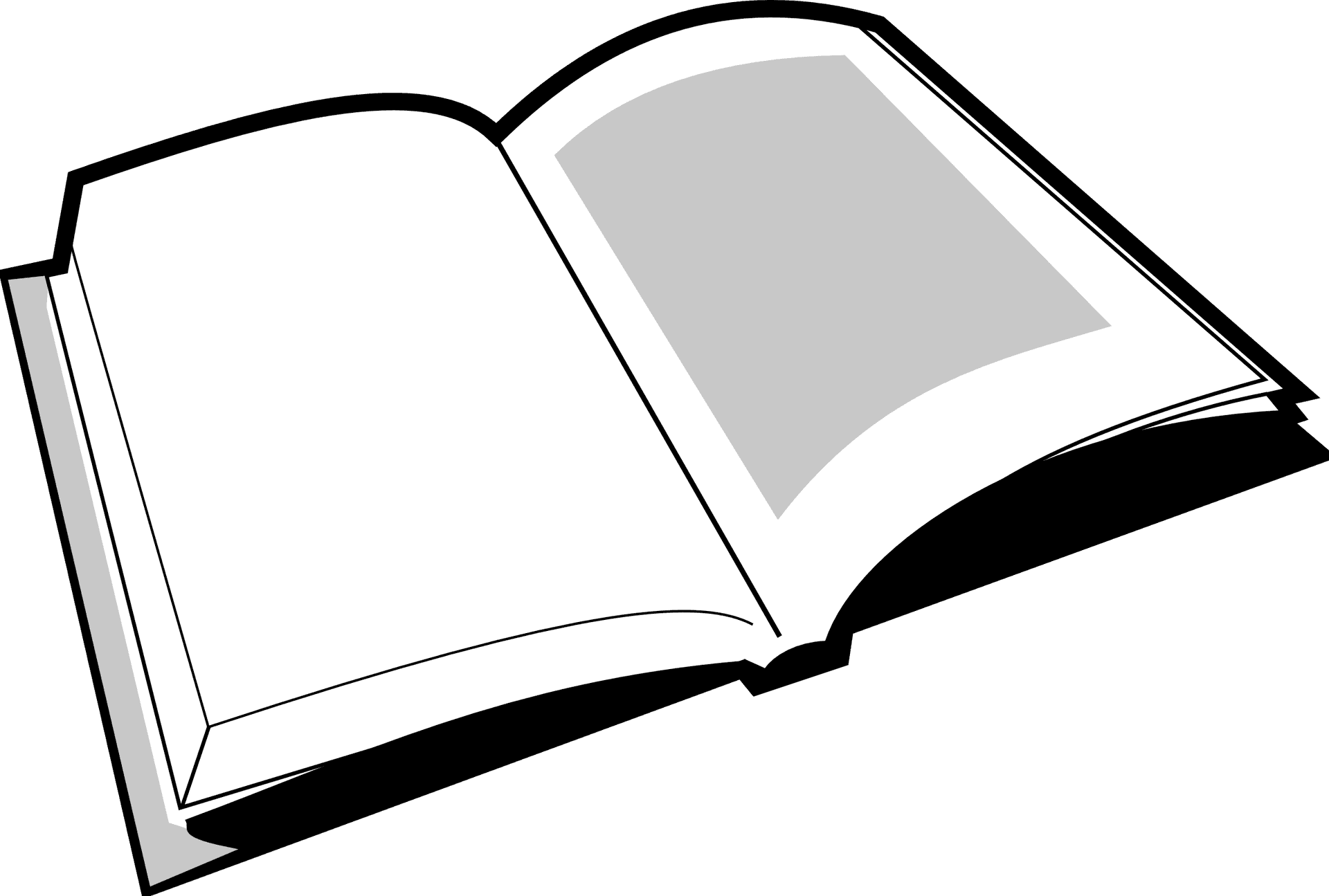 Open Book Clipart PNG