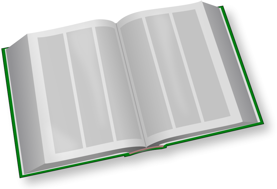 Open Book Clipart PNG