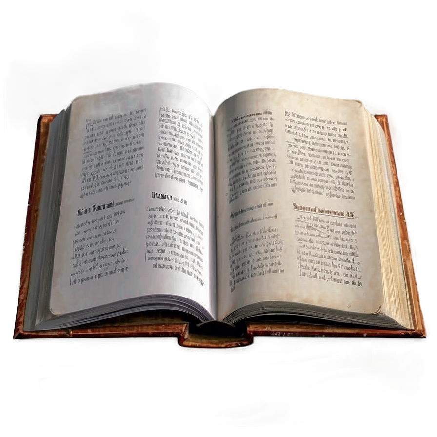 Open Book On Table Png 05232024 PNG