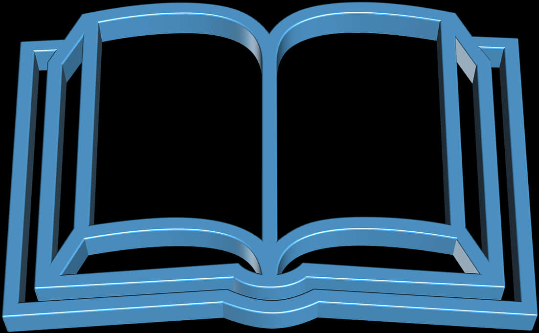 Open Book Outline PNG