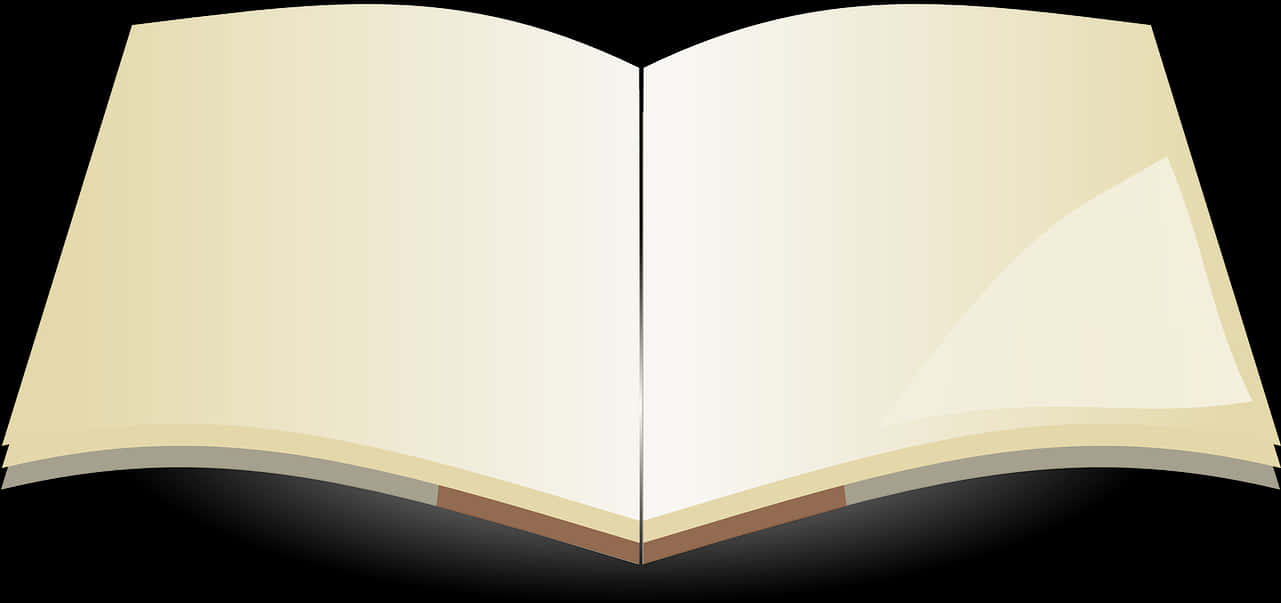 Open Book Vector Illustration PNG