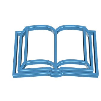 Open Book Vector Illustration PNG