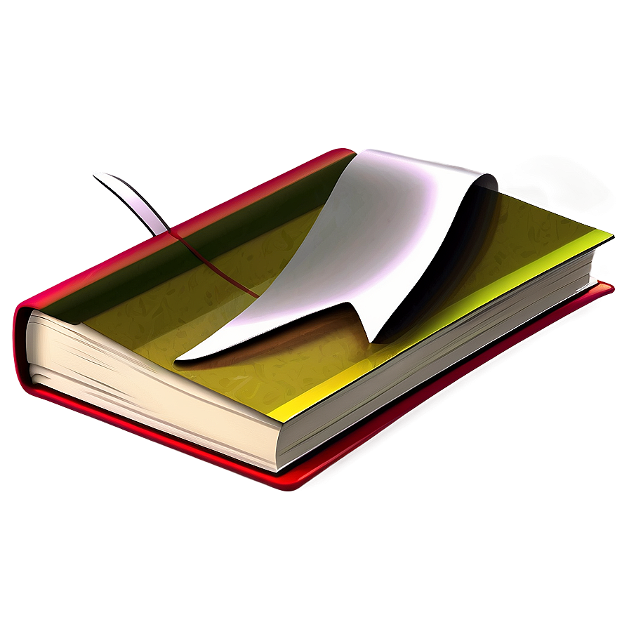 Download Open Book With Bookmark Png Gqh | Wallpapers.com