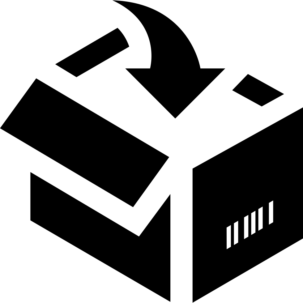 Open Cardboard Box Icon PNG