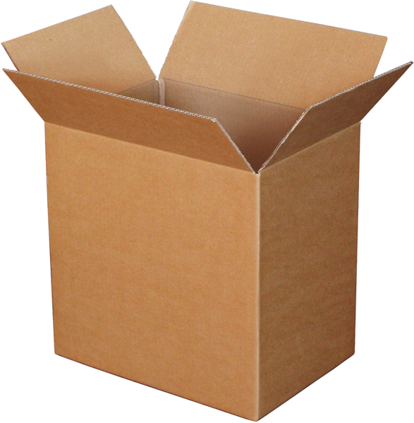 Open Cardboard Box PNG