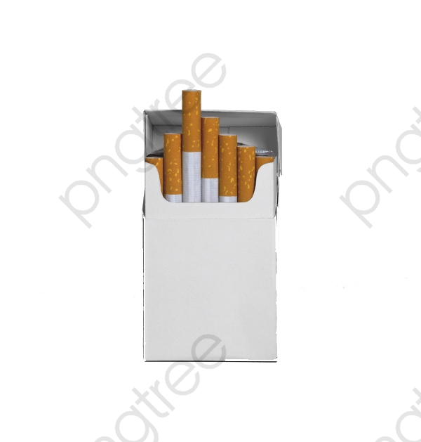 Open Cigarette Pack Top View PNG