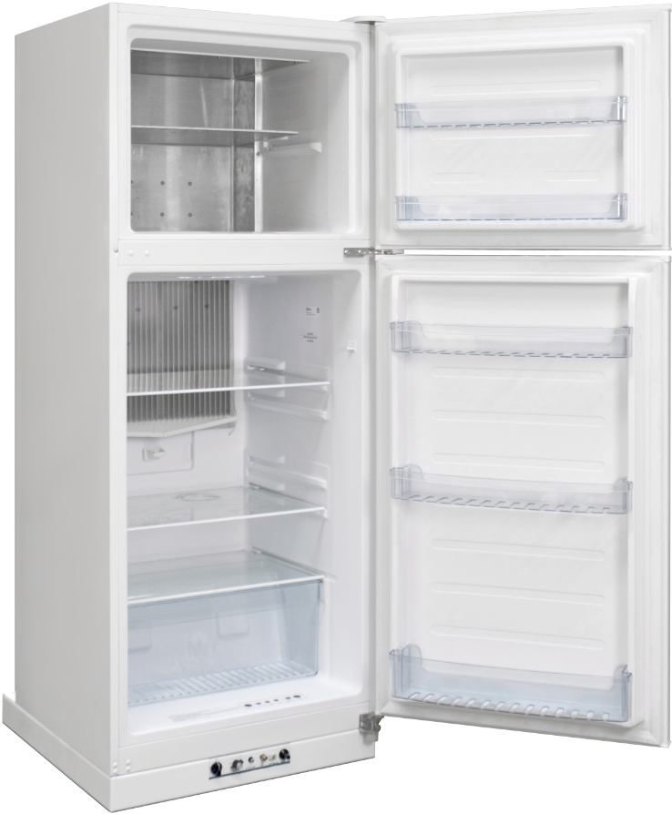 Open Door Empty Refrigerator PNG