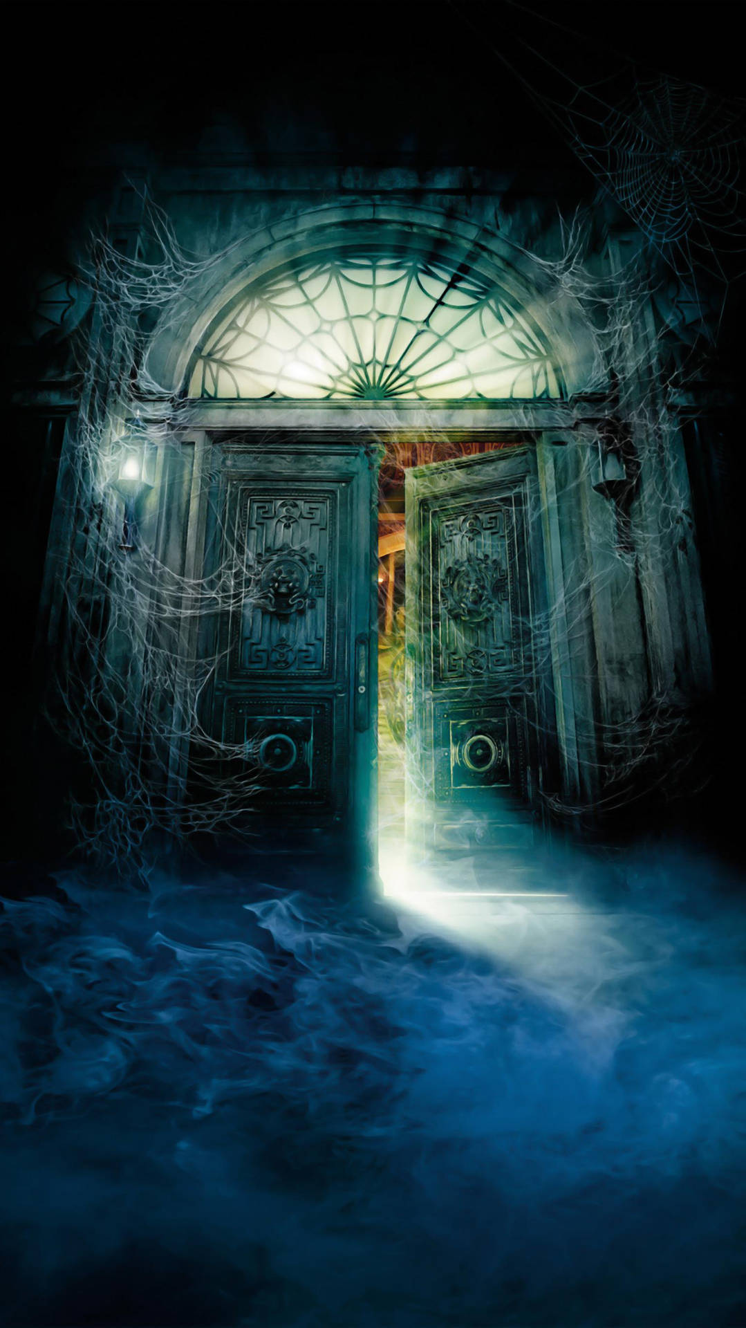 Open Door Haunted Mansion Wallpaper