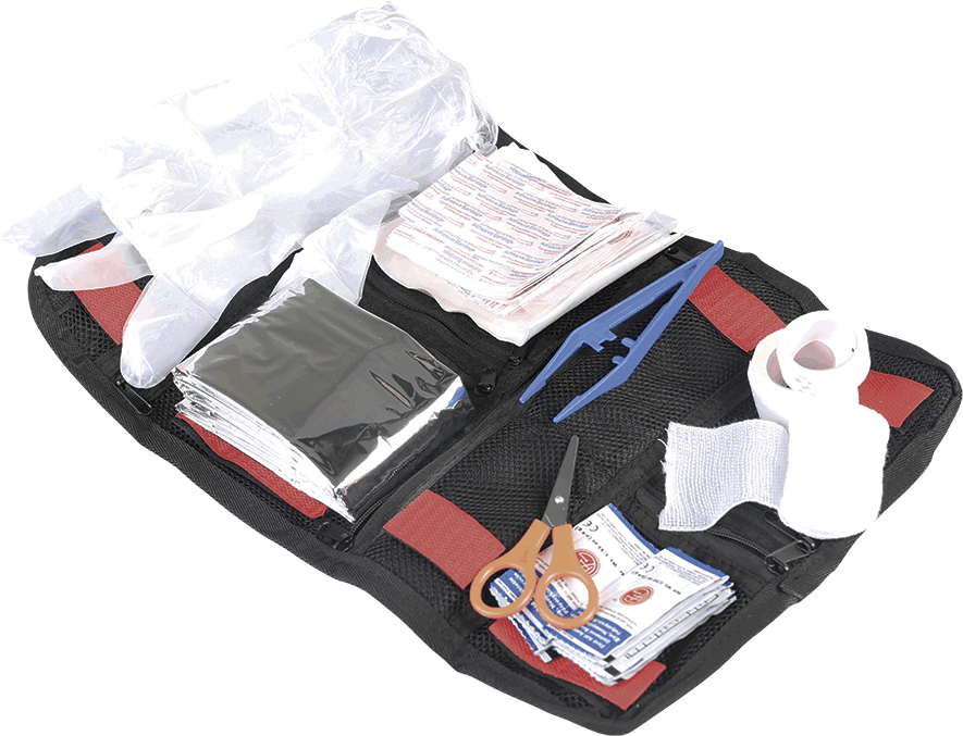 Open First Aid Kit Contents PNG