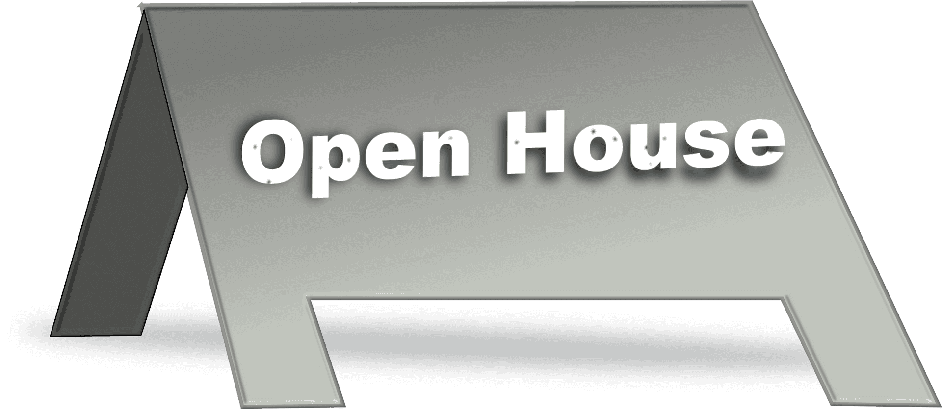 Open House Signboard PNG