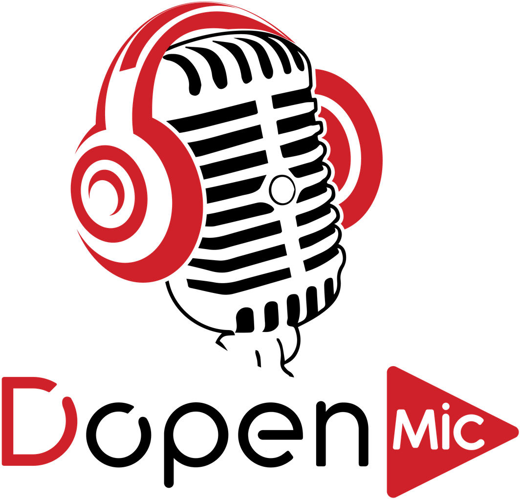 Open Mic Headphones Logo PNG