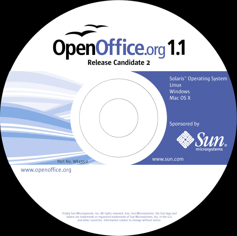 Open Office1.1 C D Design PNG