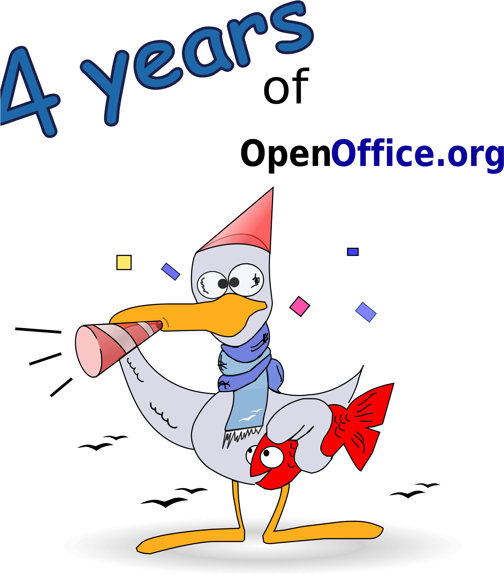 Open Office4th Anniversary Celebration PNG
