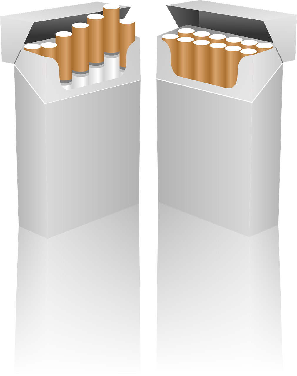 Open Packof Cigarettes PNG