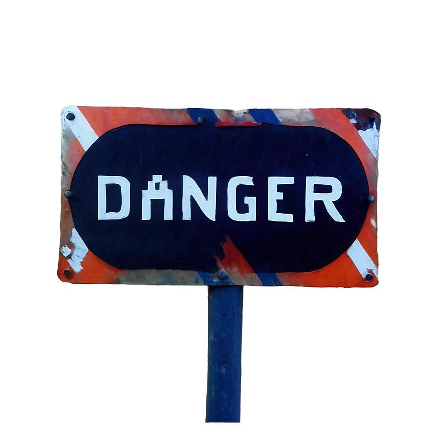Open Pit Danger Sign Png Iai PNG
