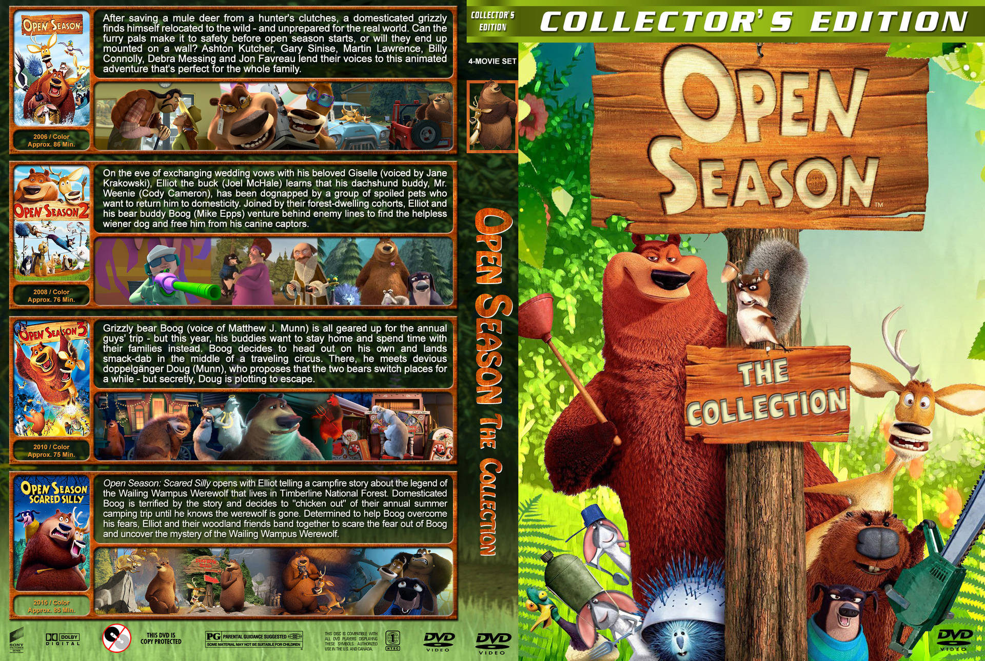 Open Season Collector's Edition Dvd Cover Wallpaper