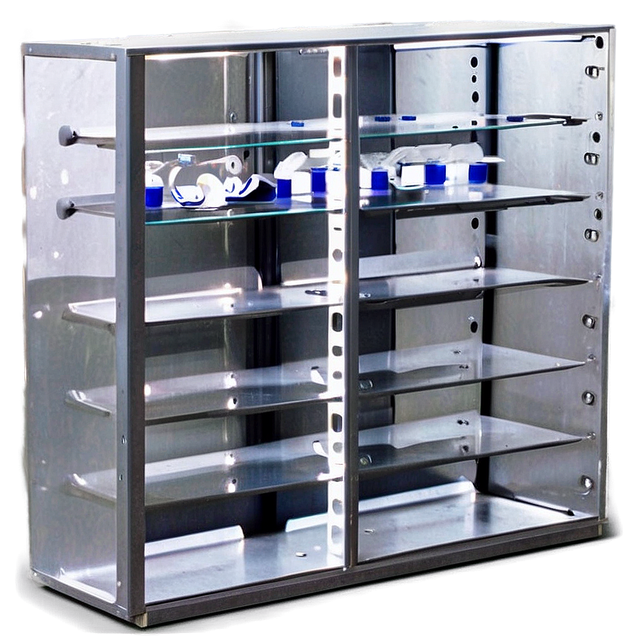 Open Shelf Cabinet Png 06122024 PNG