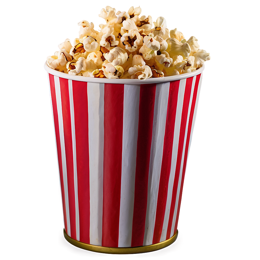 Open Top Popcorn Bucket View Png 06132024 PNG