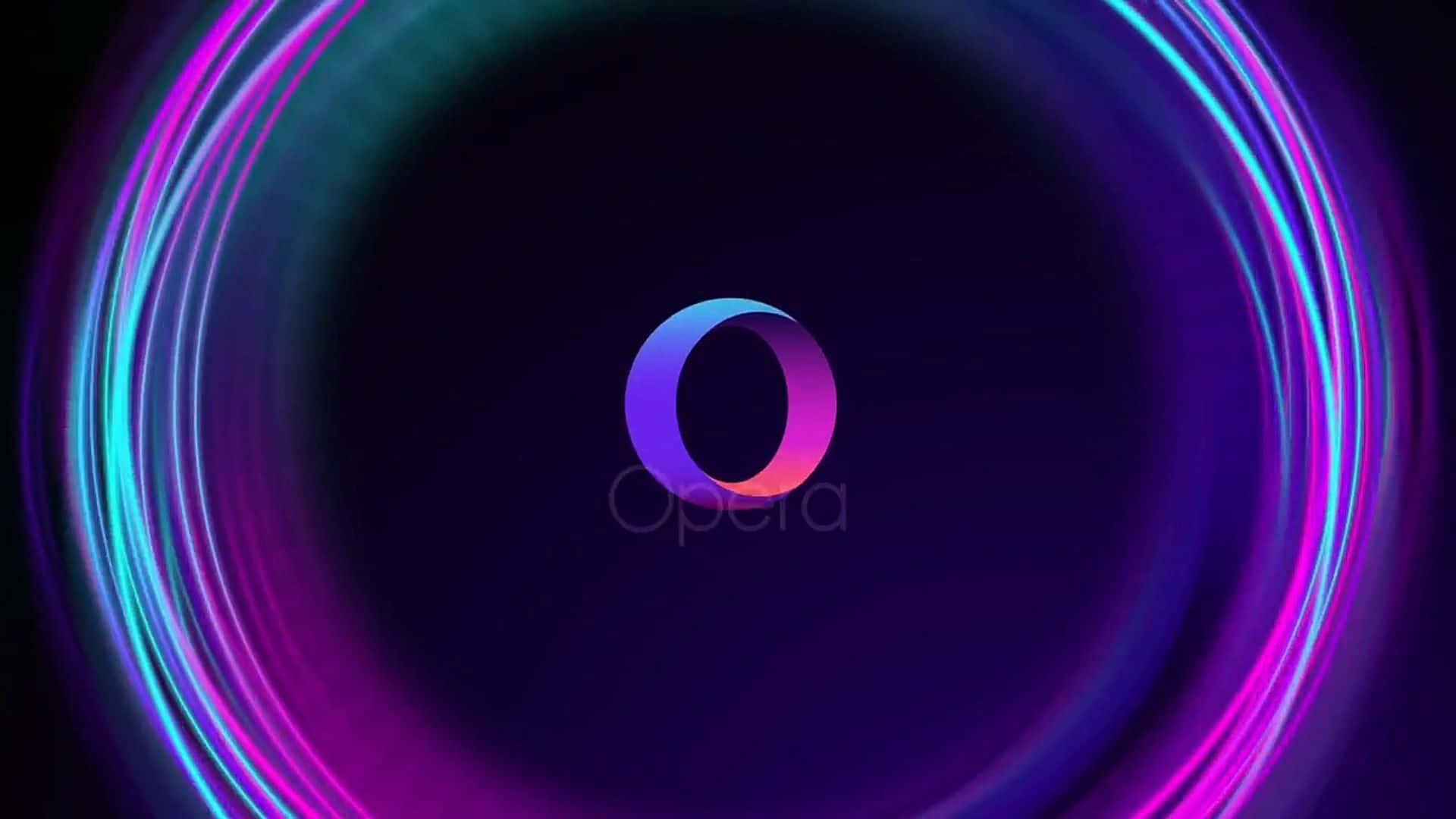 A Purple And Blue Circle With The Word Opa Wallpaper