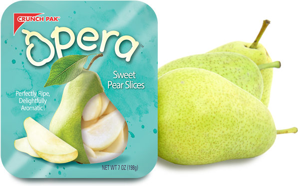 Opera Sweet Pear Slices Packaging PNG