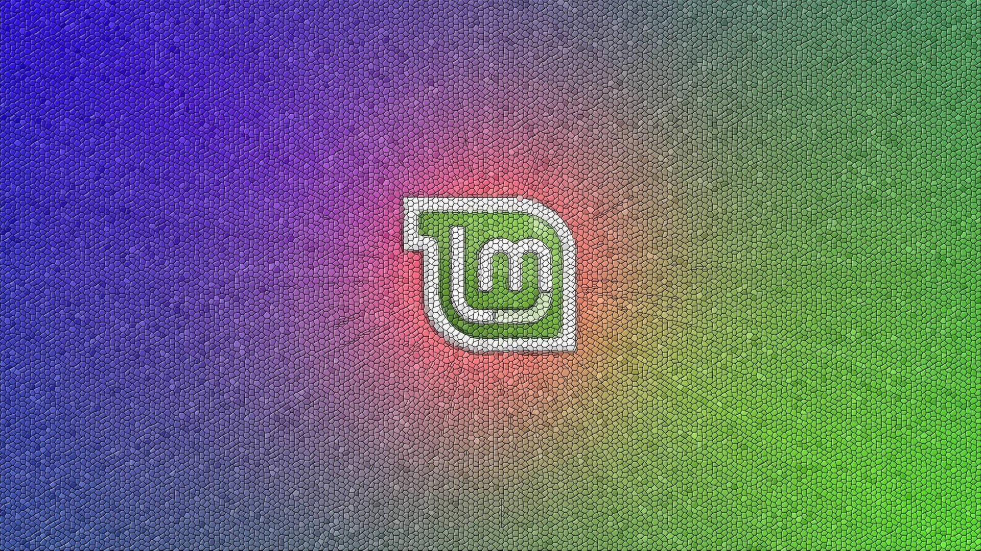 Operating System Linux Mint Logo Circular Gradient Wallpaper