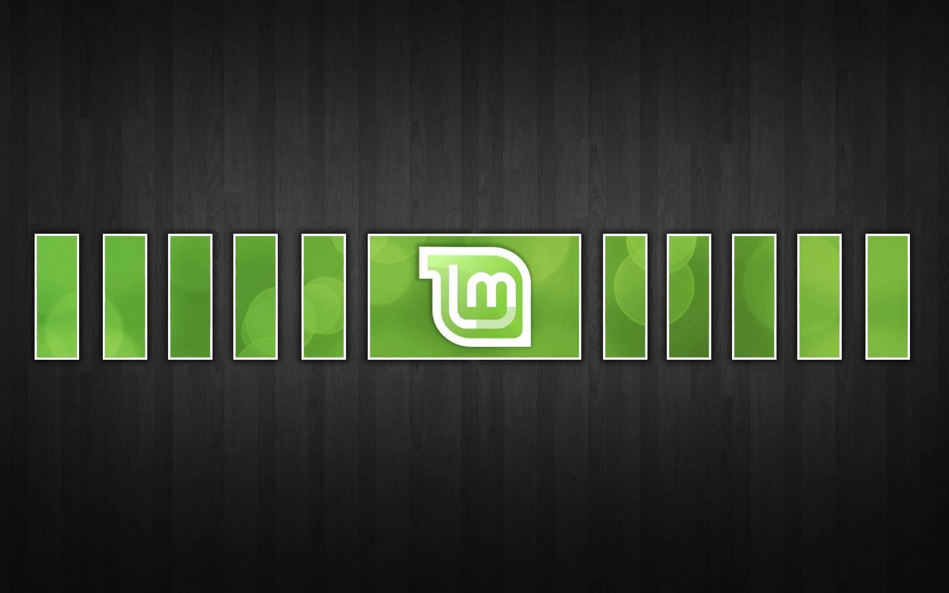 Operating System Linux Mint Logo Rectangular Frames Wallpaper