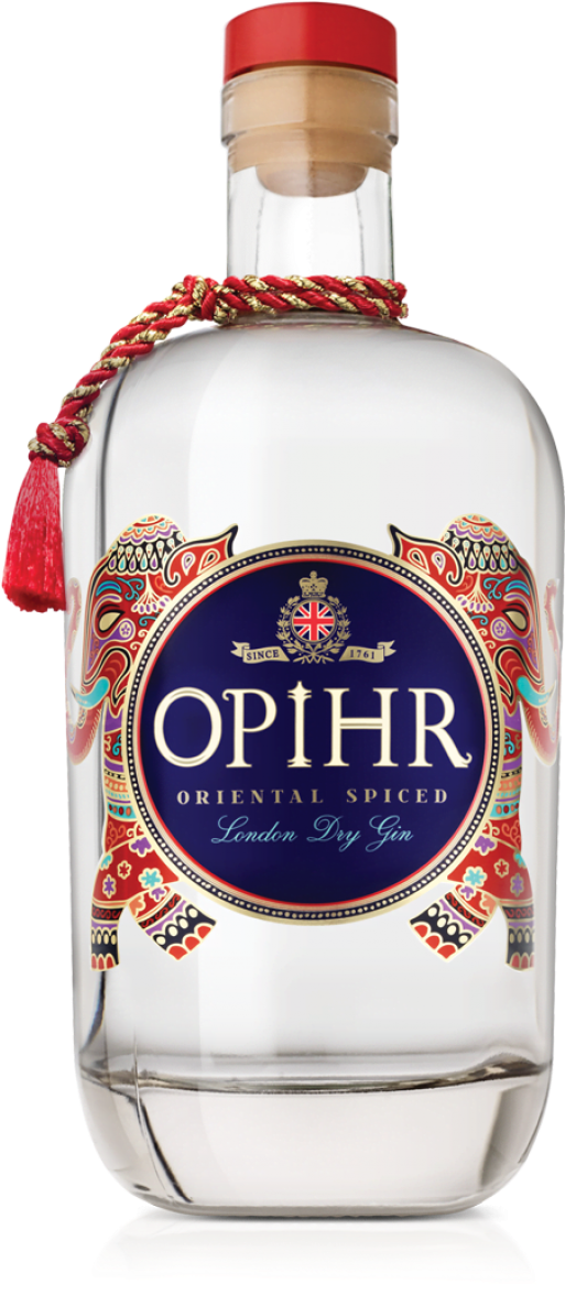 Opihr Oriental Spiced Gin Bottle PNG